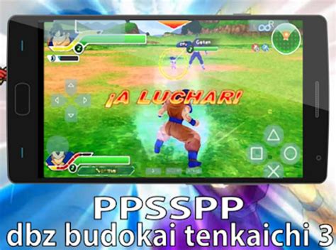 PPSSPP Dragonballz Budokai tenkaichi 3 APK for Android .